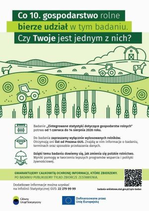 Plakat informacyjny o badaniu