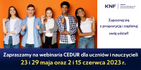 Webinar dla uczniów szkół ponadpodstawowych i nauczycieli